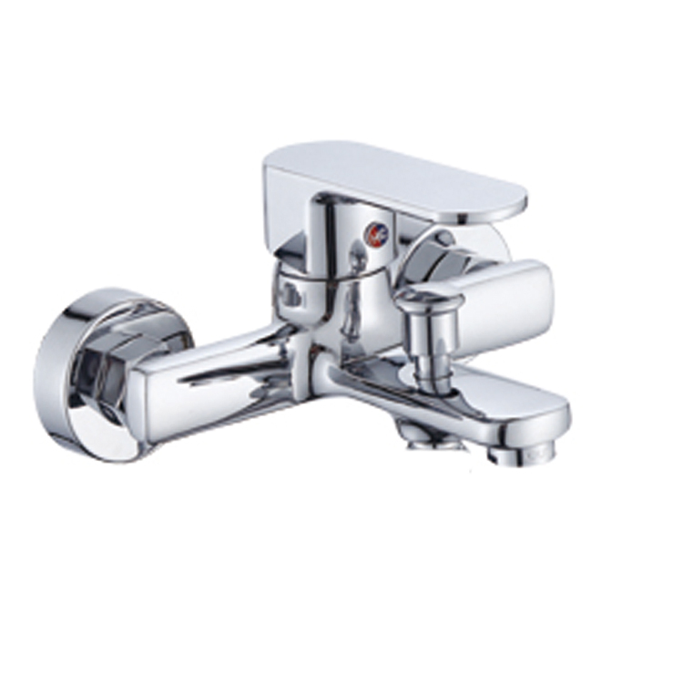 Bathroom with Hand Shower Water Rain Mixer Faucet