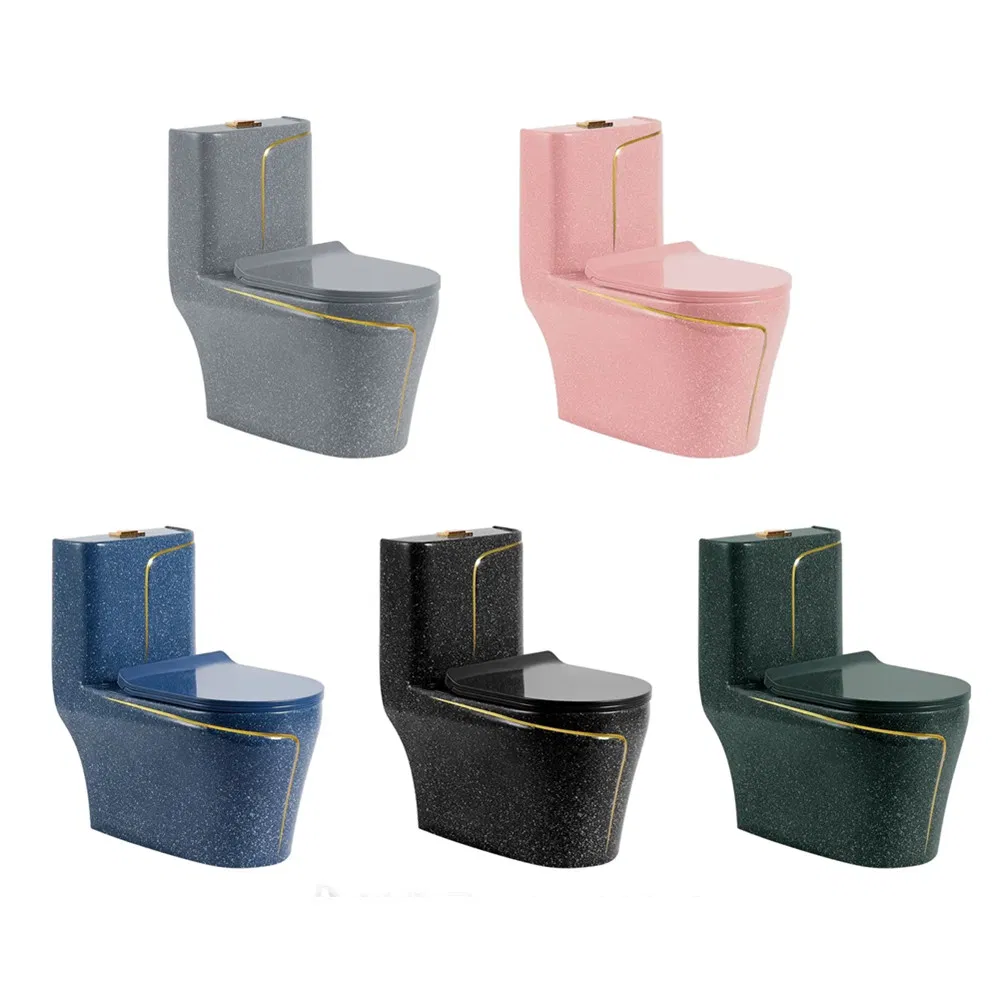 Sanitaryware Water Closet Bathroom Siphonic Flushing Wc Ceramic One Piece Toilet Bowl