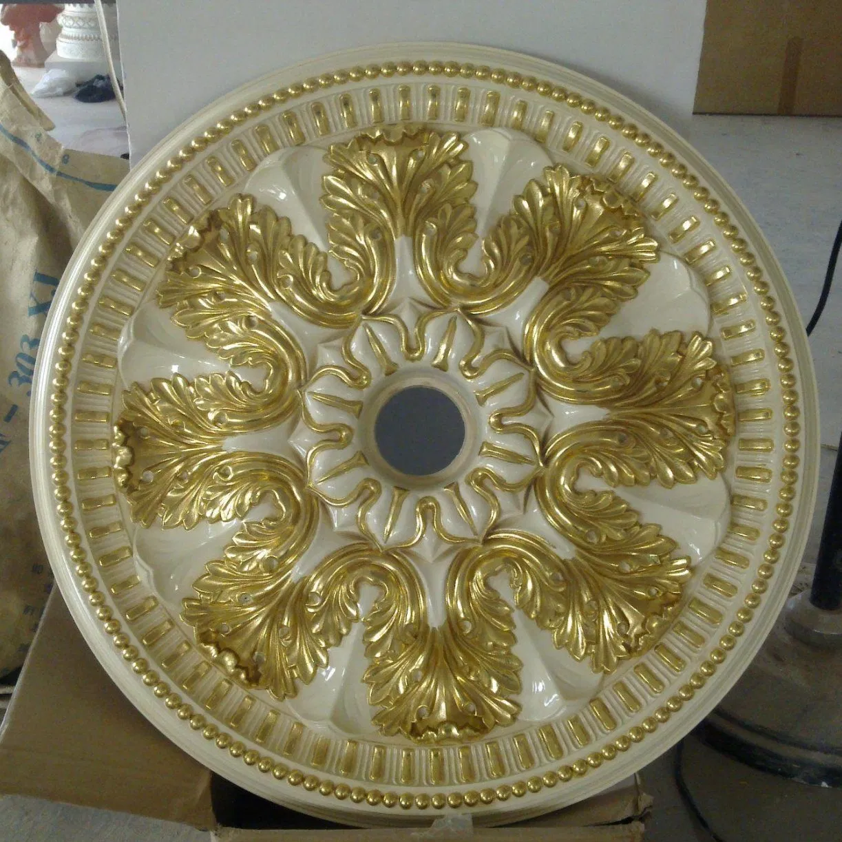 Gilding Panel, Golden Artistic Panel, Ceiling Medallion