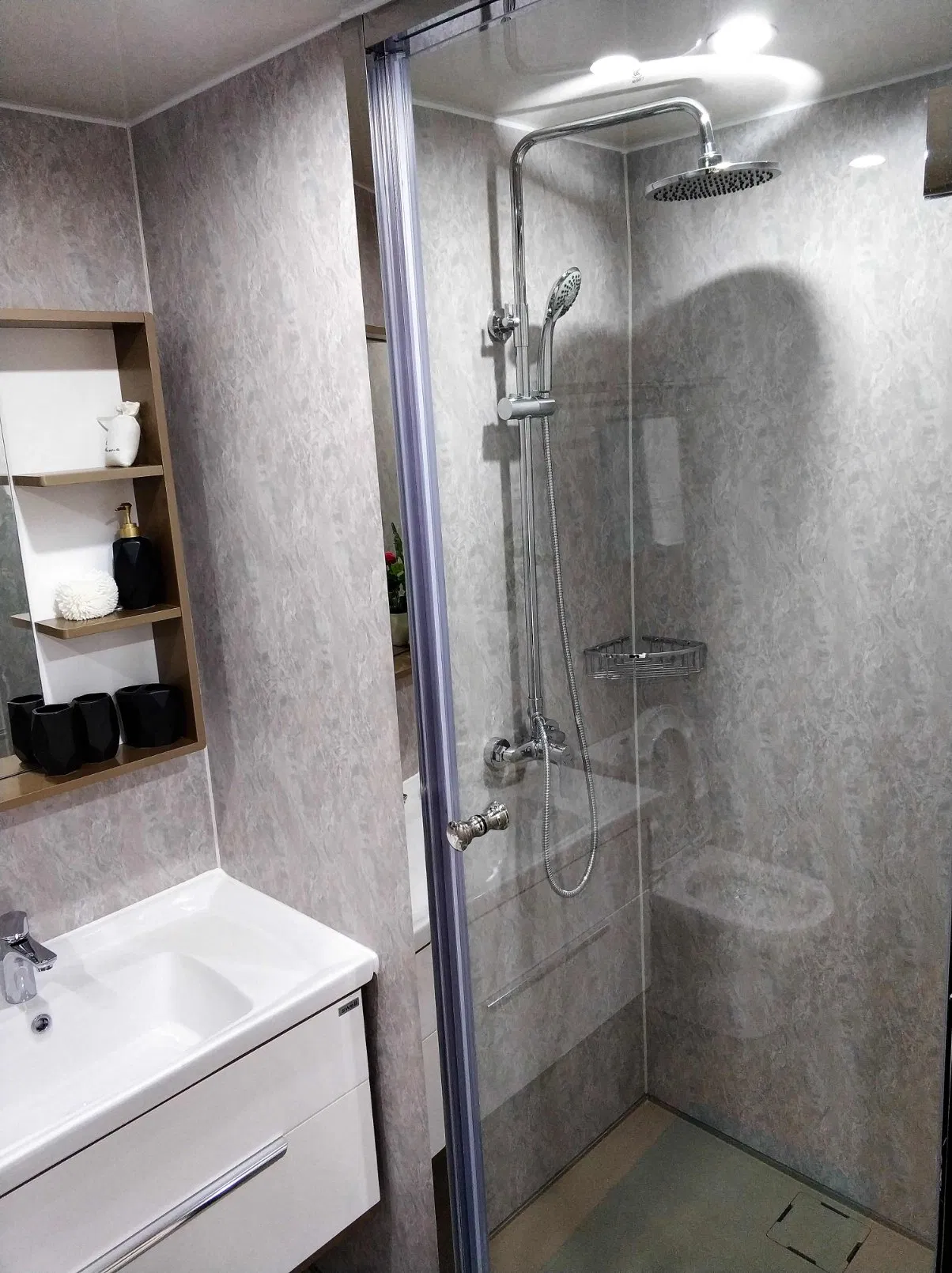 Formaldehyde-Free FRP SMC Molded Healthy Odor-Proof Prefabricated Integrated Bathroom