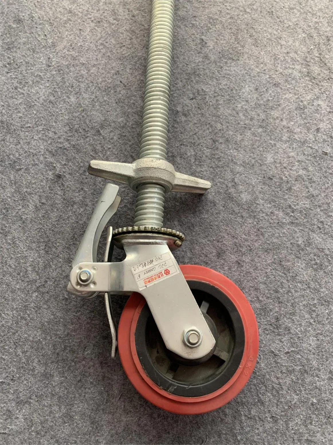System Scaffolding Accessories Swivel Castor Wheel with Threaded Brake