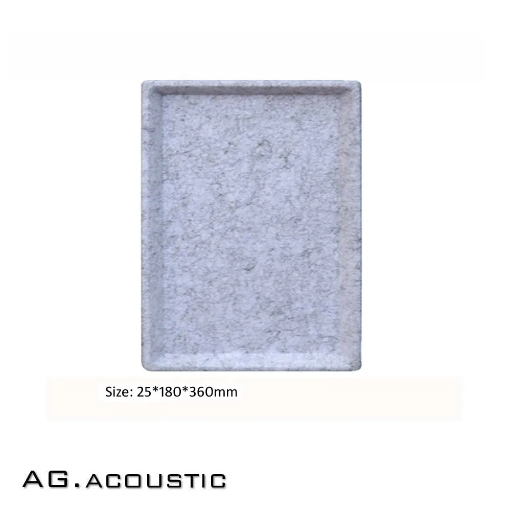 AG. Acoustic New Pop Design 3D Polyester Fiber Soundproof Wall Tiles for Office Decoration
