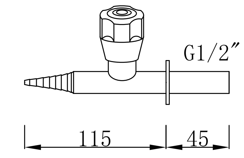 High Quality Aga Certification Lab Accessories Chemical Lab Taps One Way Brass Laboratory Gas Tap for Fume Hood