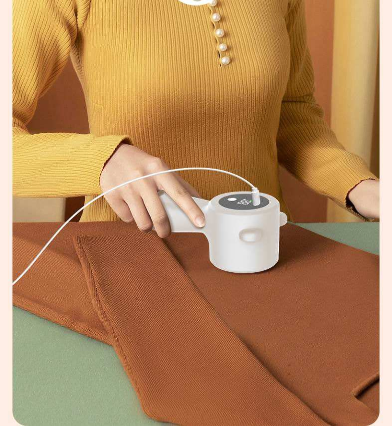 Save Portable Eco-Friendly Plastic Lint Remover Is a Multi-Functional Hair Ball Trimmer with a Concealed Sticky Shaver. Ideal for Clothes and Sweaters,