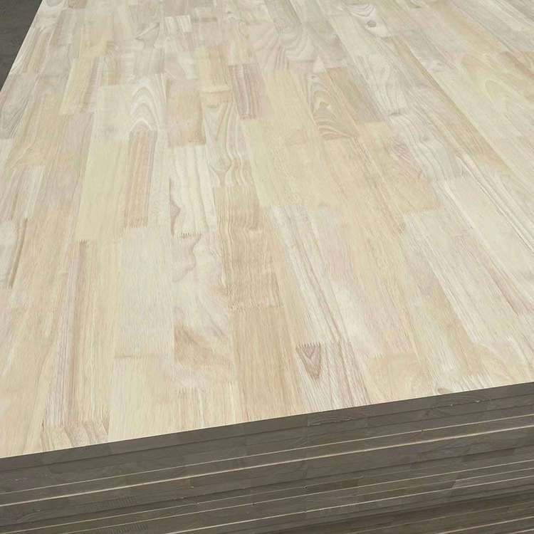 Rubber Wood Finger Joint Board Double Side AA Grade for Cabinet