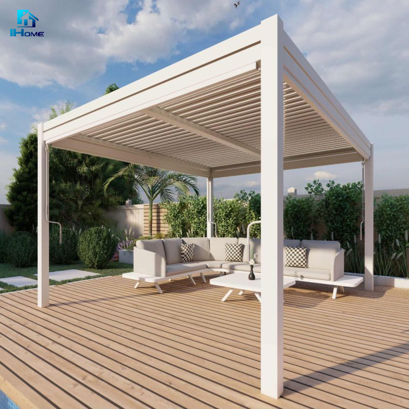 4X3 Luxury Pergola Aluminio Louvre Roof for Hotel Garden