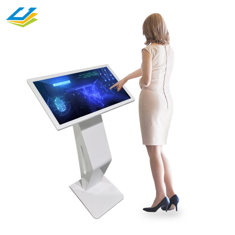 32 Inch Shopping Mall Rotating Advertising LCD Touch Screen Kiosk