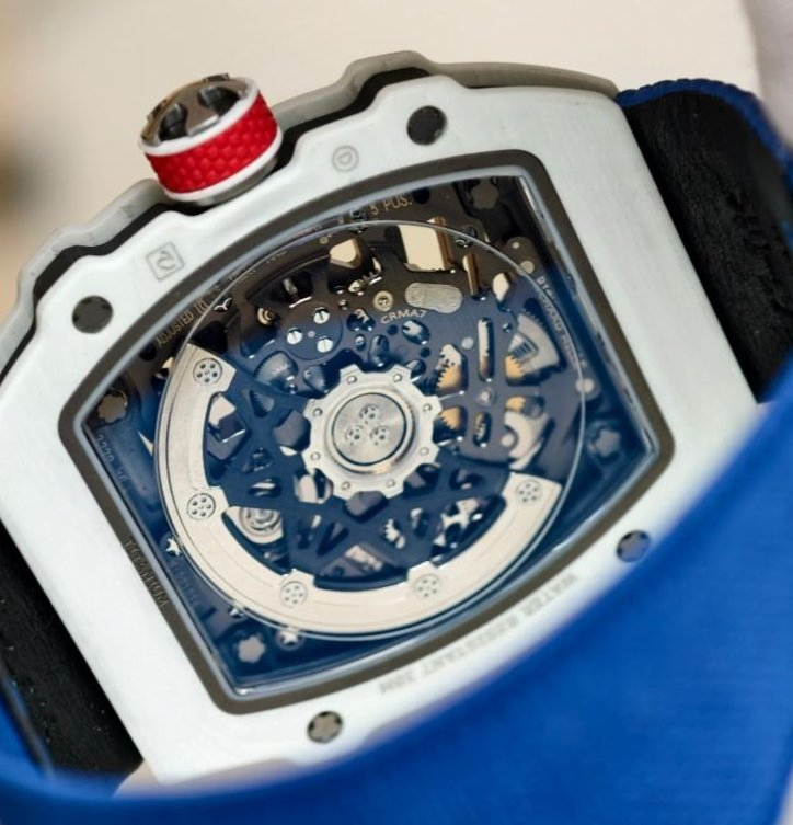 Ultra-Thin Custom Watches Ntpt Luxury Richard Automatic Wristwatch Mile RM67-02 Hollow out RM Brand Wristwatch for Men