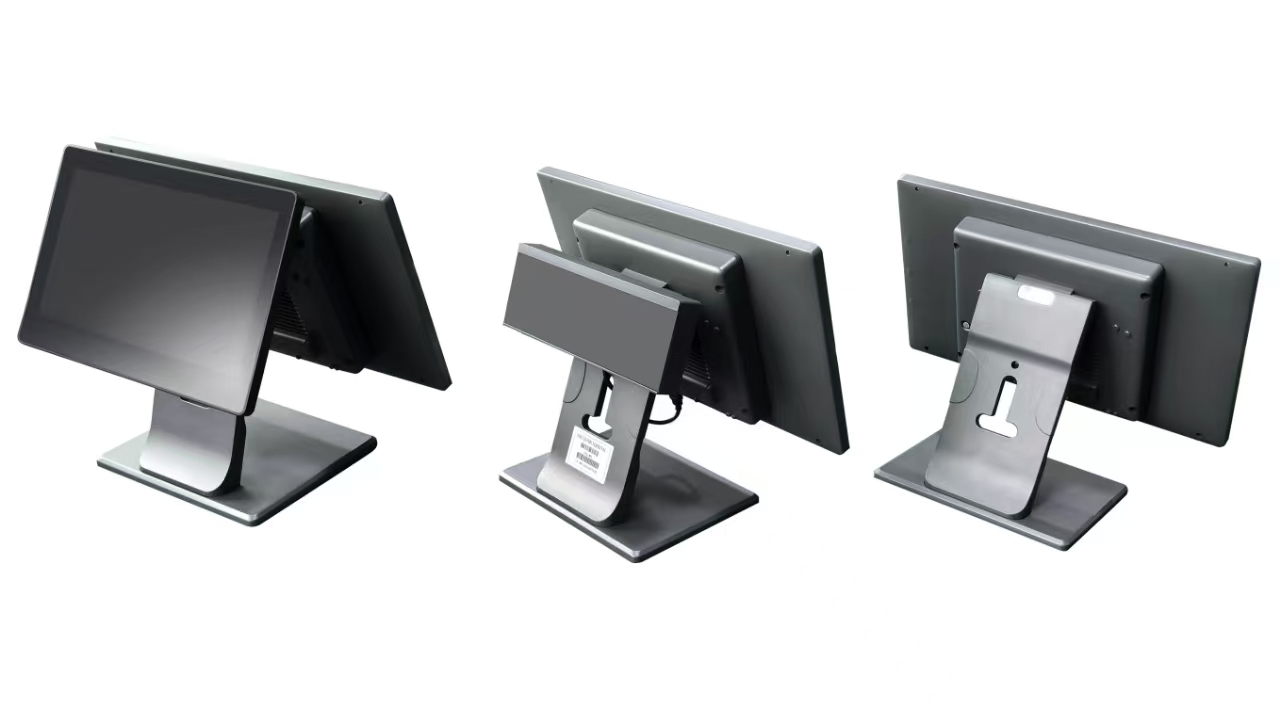 All-Aluminum Android System 15.6inch Dual Screen Restaurant POS Terminal From Factory