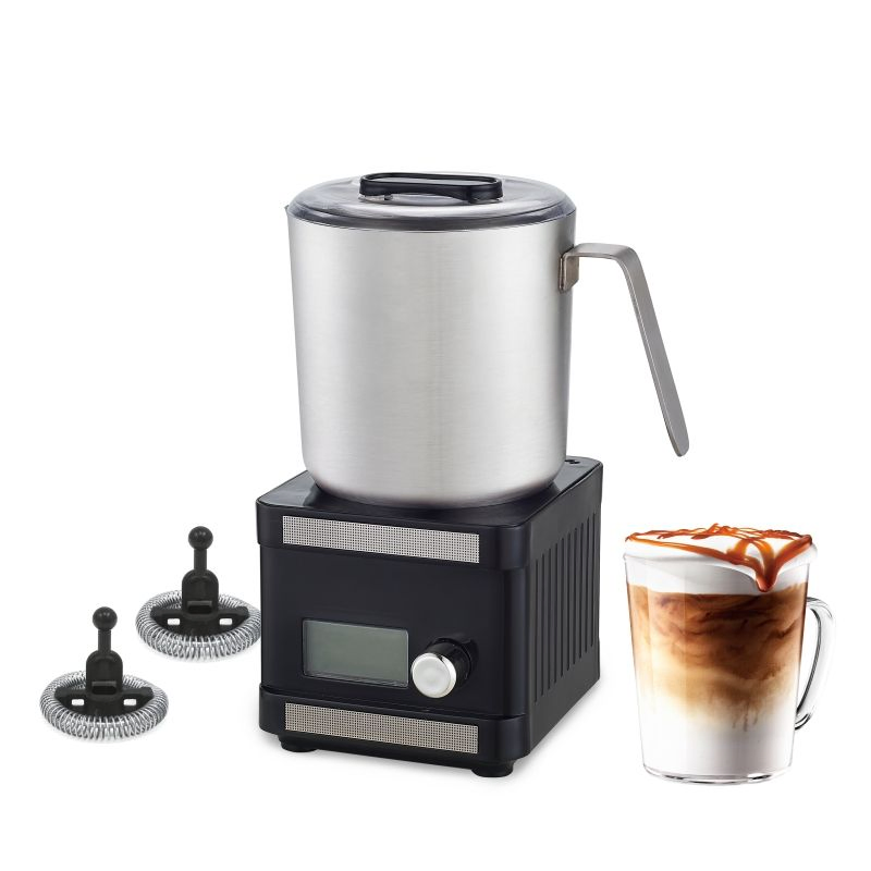 Commercial Automatic Coffee Milk Foam Maker Mixer Stainless Steel Electric Milk Frother