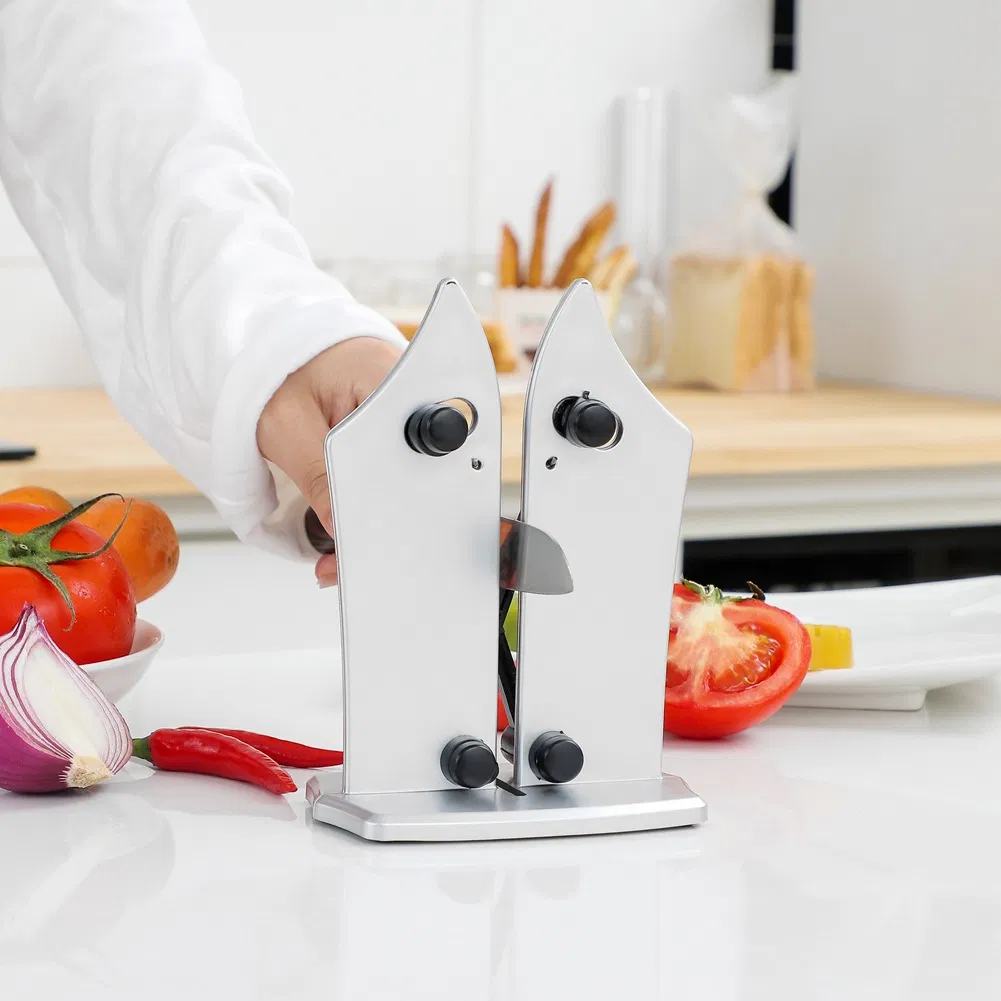 Knife Sharpener Stone Grinder, Diamond Knife Sharpener Kitchen Portable Knives Sharpening Tools Esg17155