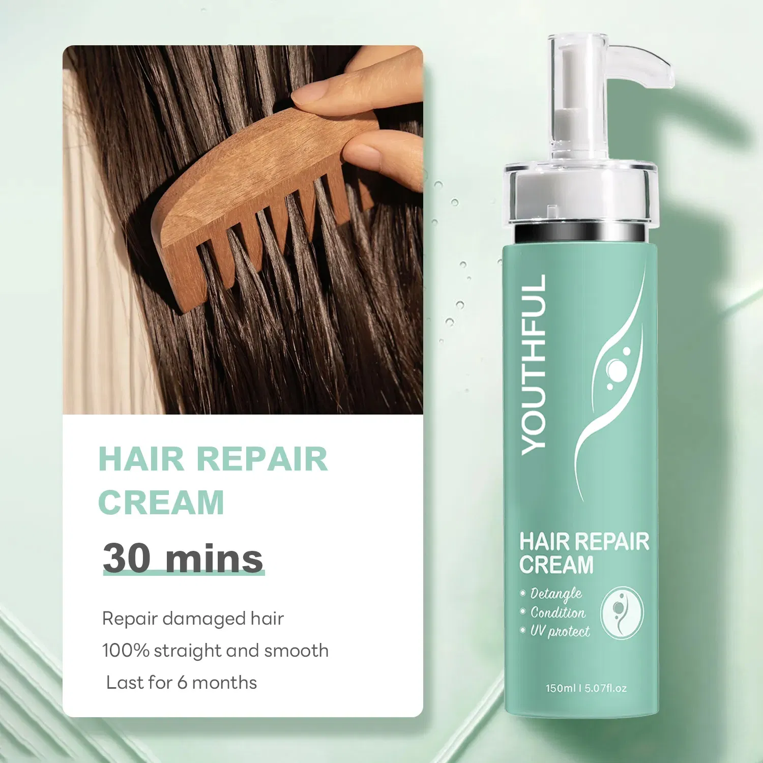 Protein Repair Smoothing Keratin Professional Hair Conditioner