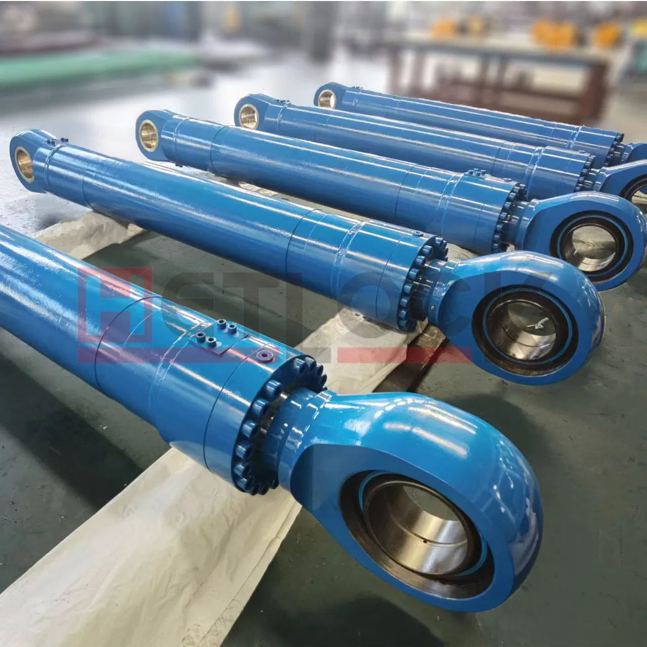Гидроцилиндр телескопический высокого давления и температуры DZ-142