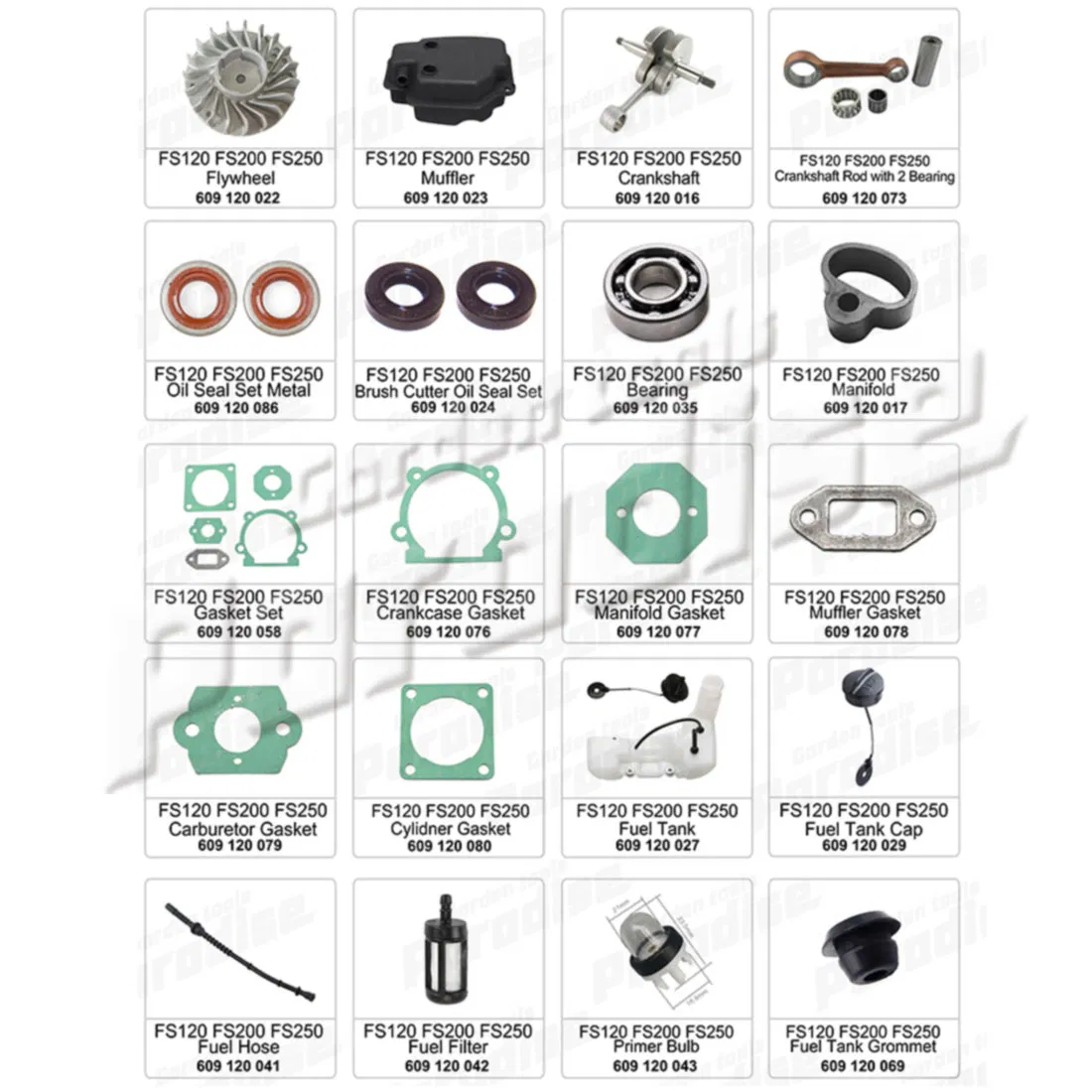 Air Filter Fit for STL Brush Trimmer FS120 FS200 FS250 Brush Cutter Spare Parts Lawn Mower Parts Replacement