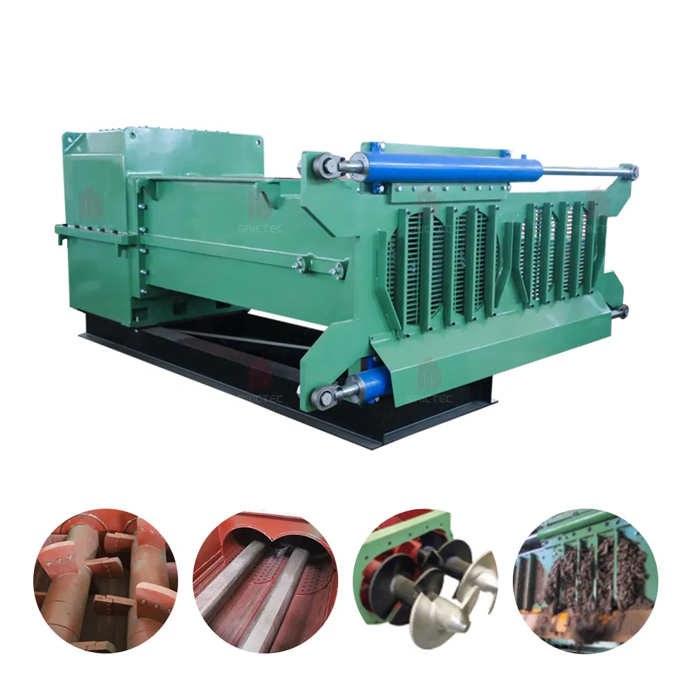 60-80 T/H Brick Making Machine Front Stencil Mixing Extruder Screening Extruding
