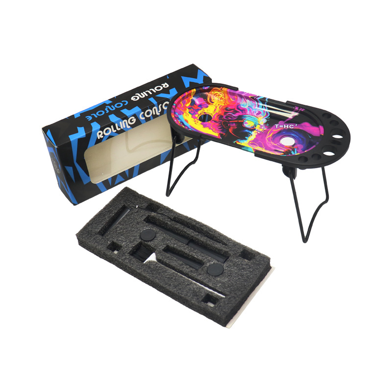 Multi-Functional Multi-Specification Herb Tray Smoking Set Portable Horn Tube Filling Operation Table