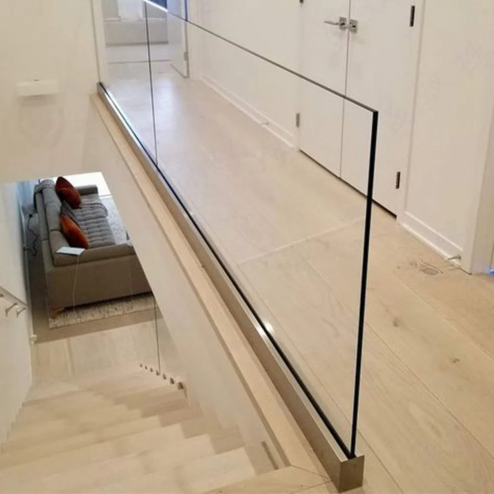 Customized U Shape Channel Aluminum Profile for U Channel for Glass Balustrade