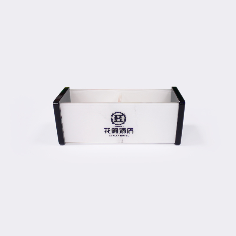 Custom Acrylic Teabag Holder Storage Box for Hotel Office