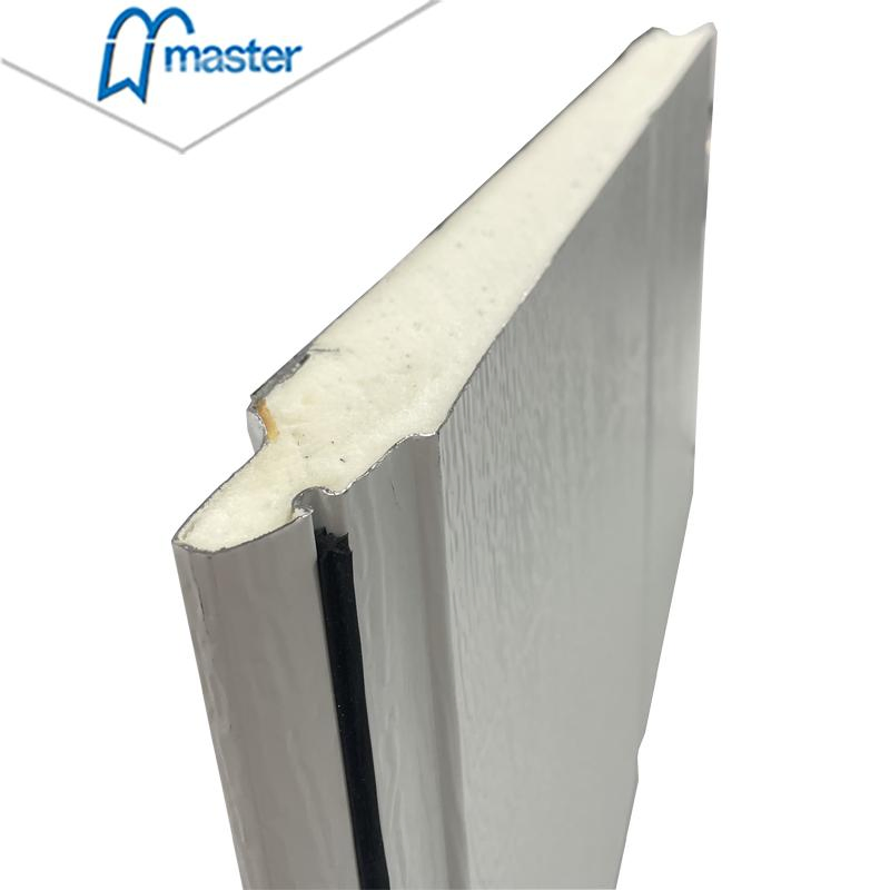 PU Foamed Finger Protection Sectional Sandwich Galvanized Garage Panel Insulated Garage Door Panel