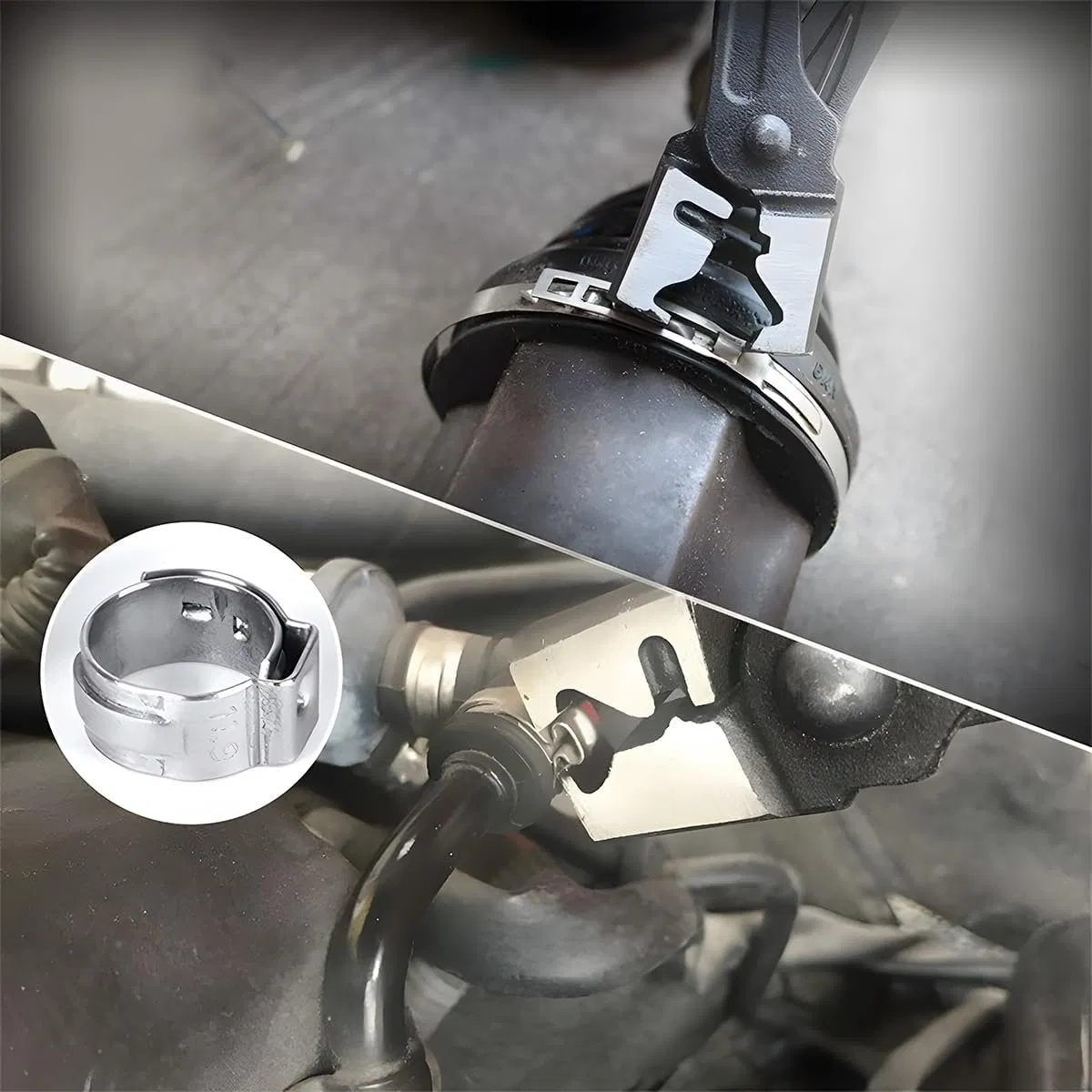 Spring Wire Clip Plier Hose Clamp Pliers Remover Kit for Replacement of Fuel, Oil, Water Hose