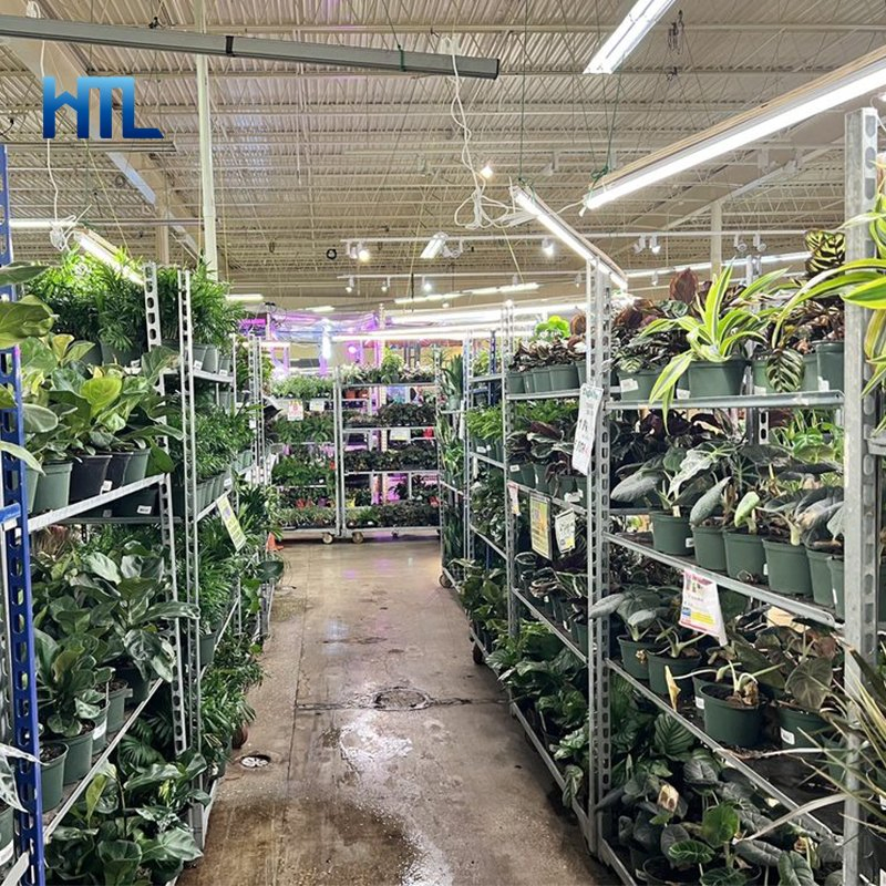 Hot DIP Galvanized Steel Danish Plant Nursery Flower Display Rack