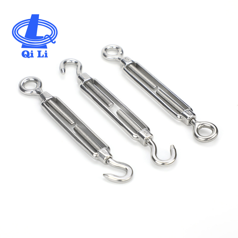 China Supplier High Quality Stainless Steel Turnbuckle with Hook and Eye