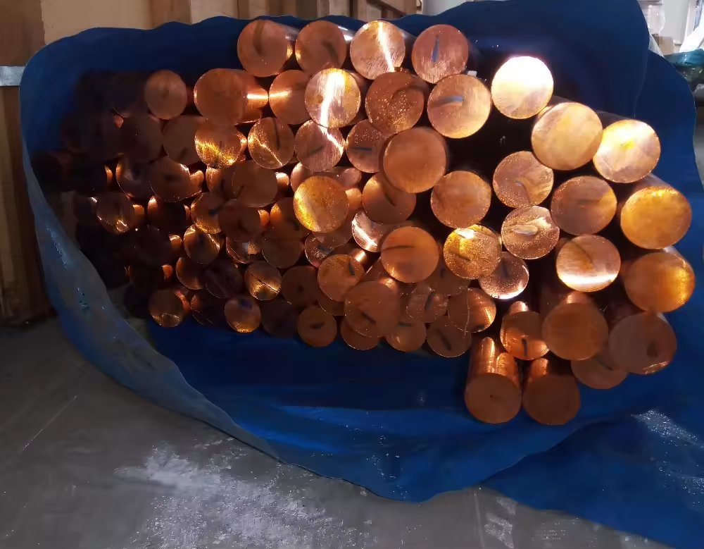 Factory Price 99.99% Purity Round Rod Copper Bar T2 Red Copper Rod Pure Copper