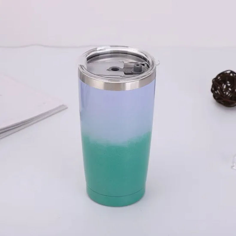 Coffee Tumbler Cup with Lid and Straw Travel Mug Tg013_2