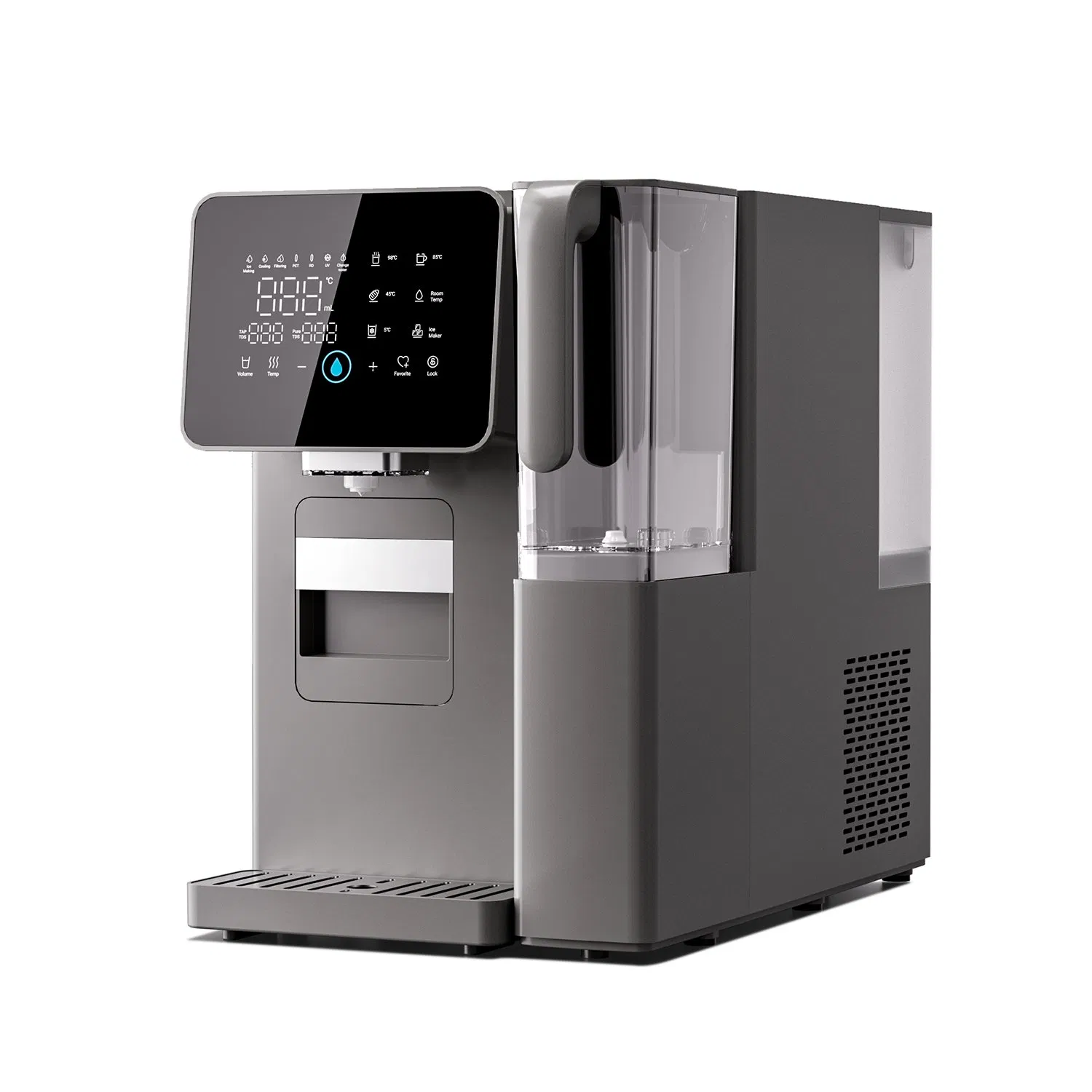 Eastcooler RO-Hc100, Hot & Cold &Ice Reverse Osmosis System Countertop, TDS & Filter Lifespan Monitor, Plug and Play