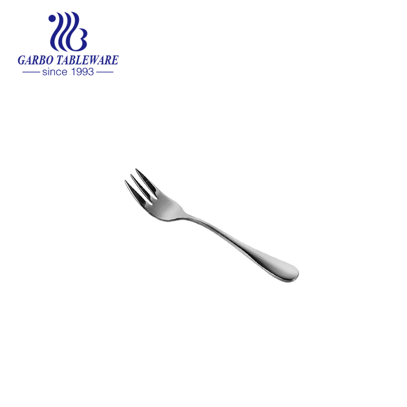 Mirror Polish 410 Stainless Steel PVD Technology Fruirt Fork Dessert Fork