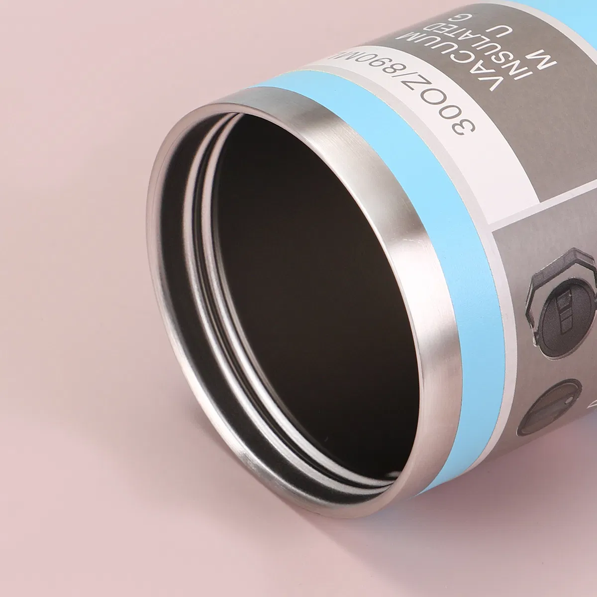 30oz 20oz Portable Leakproof Double Drinking Lids Insulated Stainless Steel Drinks Mug Wholesale Tumblers Water Bottle Thermo with Straws