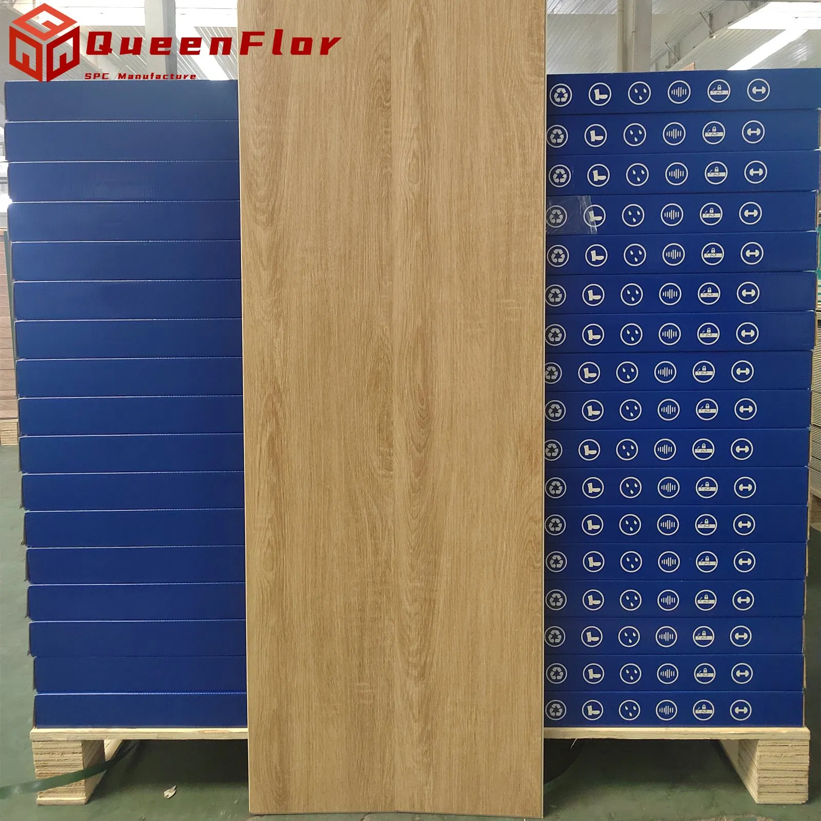 Водостойкий SPC ламинат 4-8 мм, декор дерево/мрамор