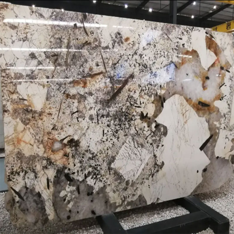 Brazil Luxury Stone Backlit Patagoina Onyx Stone Translucent Pandora Crystal White Onyx Marble