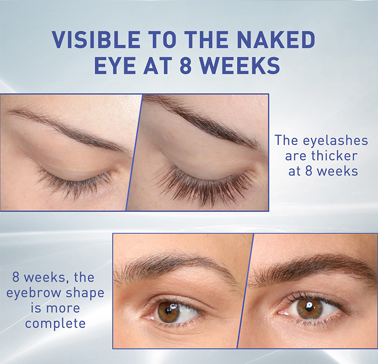 Private Label Eyelash Growth Enhancer Brow Serum with Biotin & Peptides for Long Thick Lashes and Eyebrows