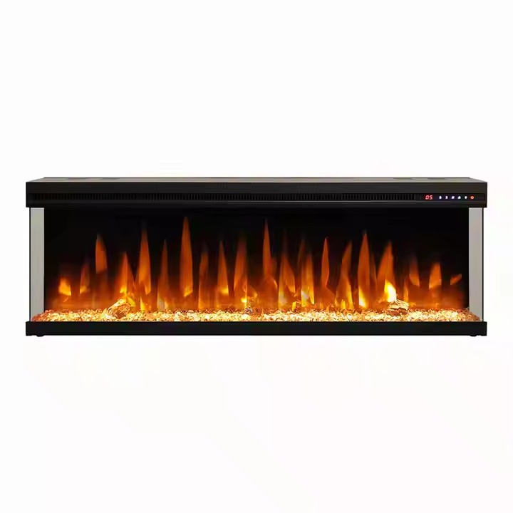 Home Appliance Home Furniture 3 Sided Electric Fireplace for Warm Use