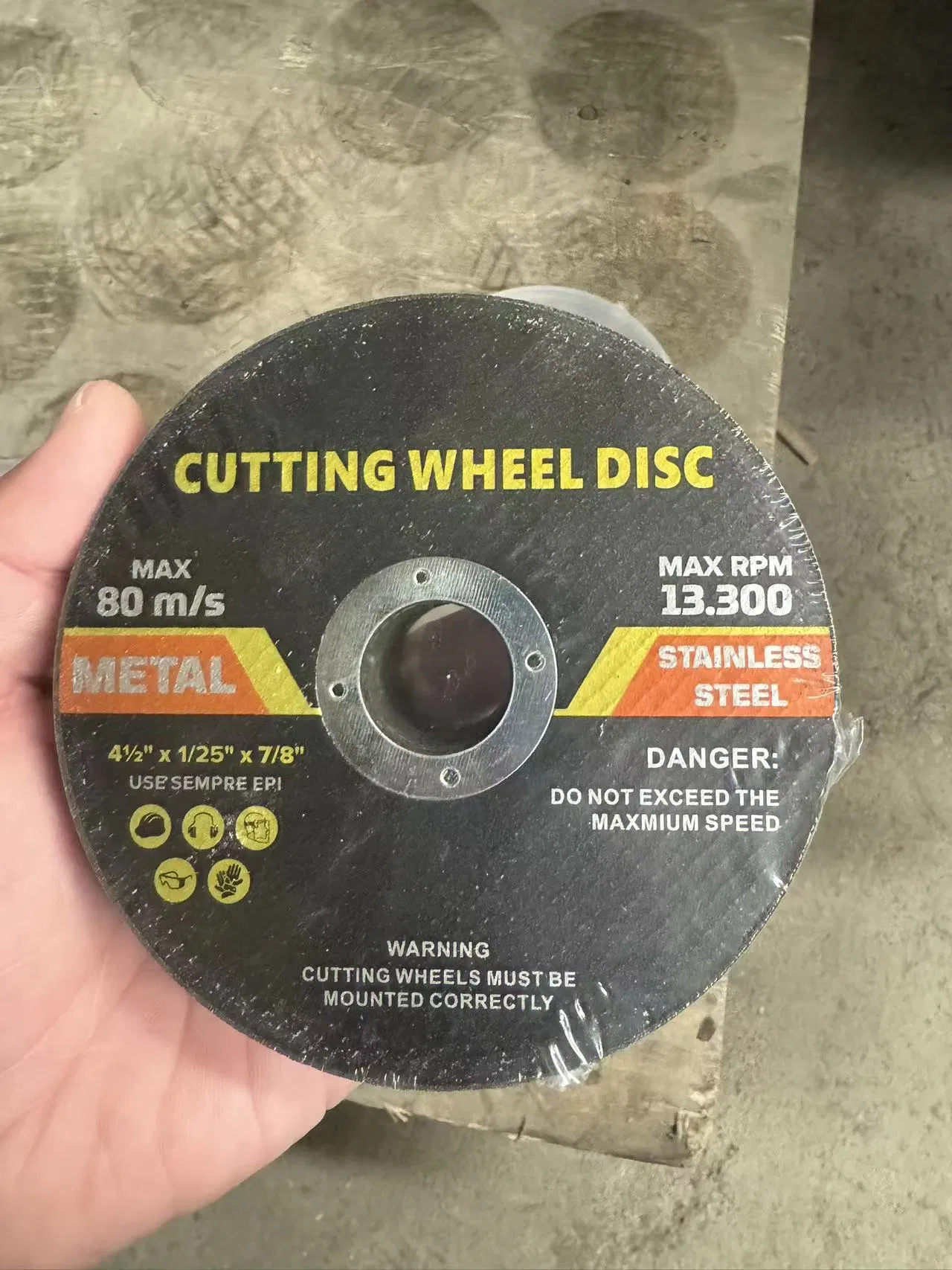 Абразивные отрезные круги MZ для резки нержавеющей стали