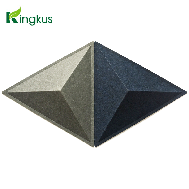 Polyester Fiber Acoustic 3D Panel Tiles