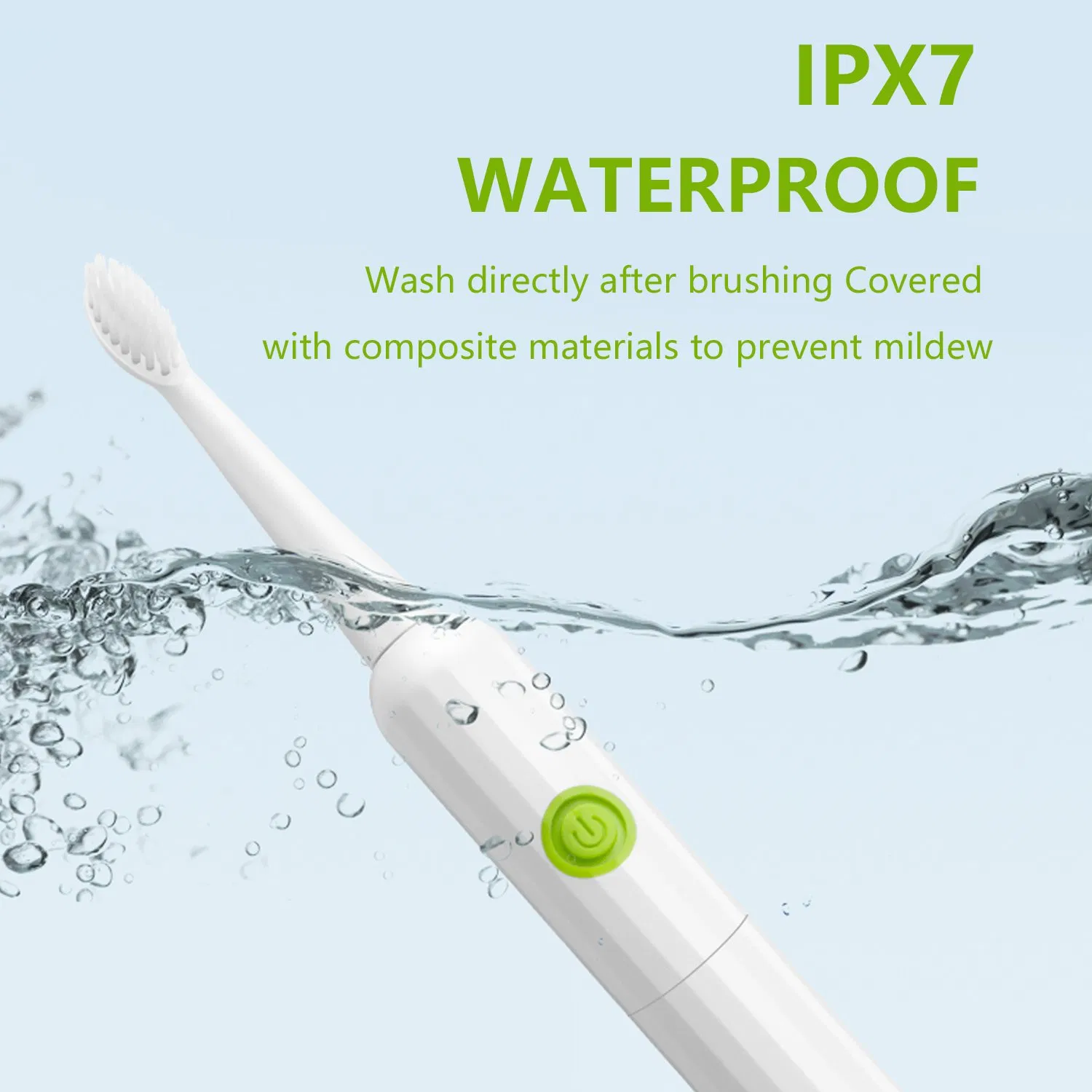 Wholesale Ipx7 Waterproof Portable Battery Powered Cheap Price Electric Toothbrush