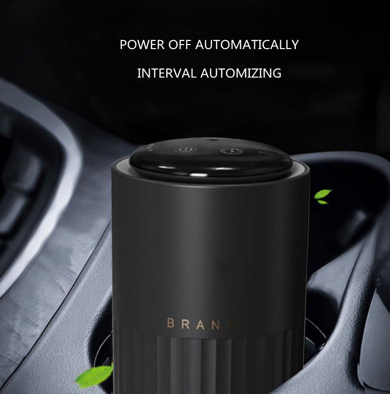 Waterless Mini Ultrasonic Cool Mist Air Car Humidifier Diffuser Aroma Pure Essential Oil Diffuser for Home Bedroom