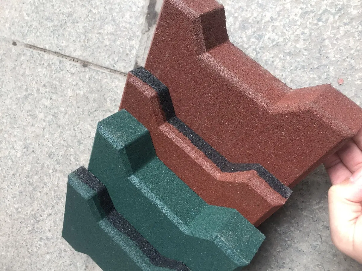 Anti-Shock Outdoor Rubber Mats Rubber Tiles Rubber Floor for Park/School Use Mat