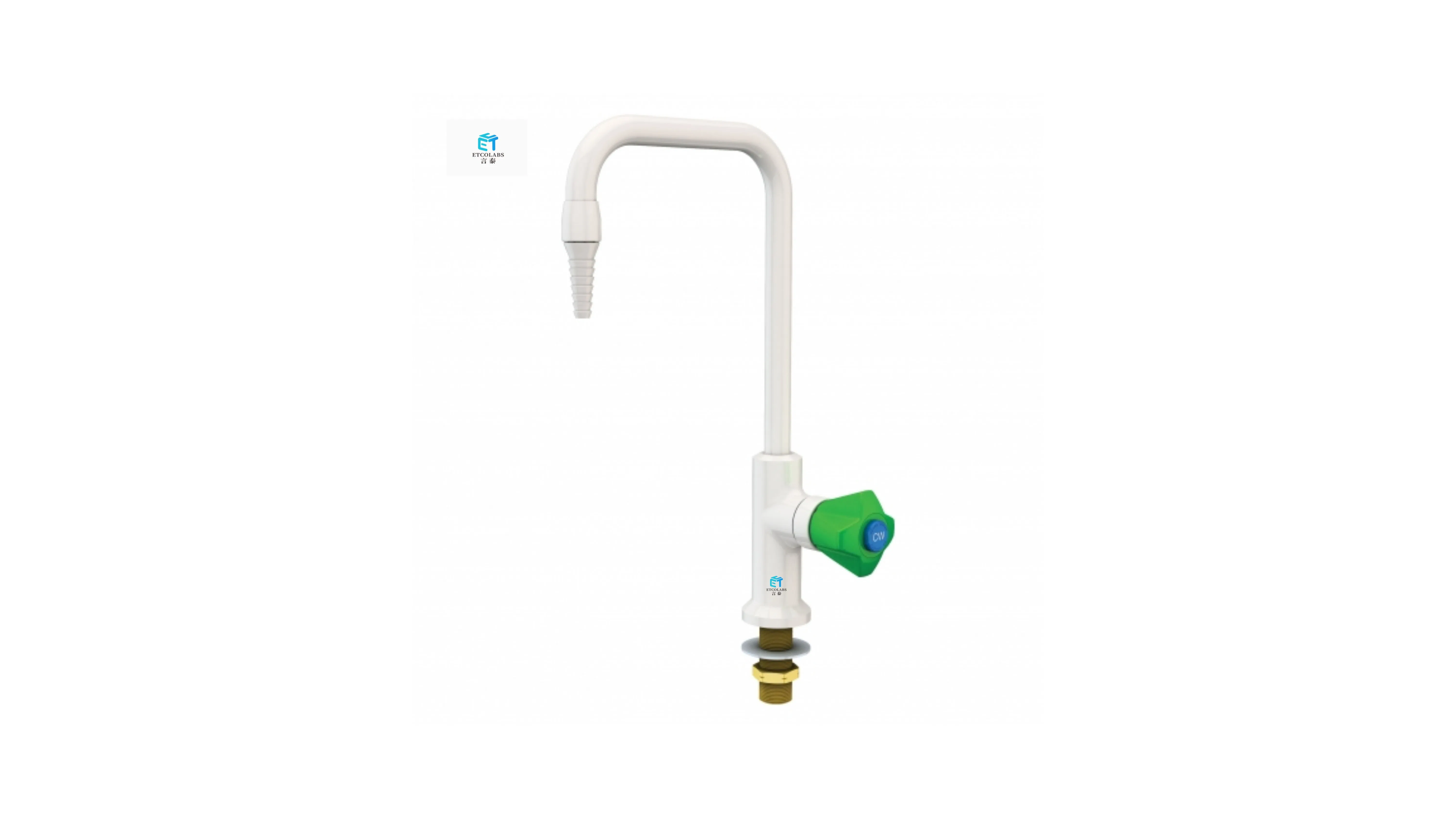 Лабораторный кран из нержавеющей стали с одним выходом