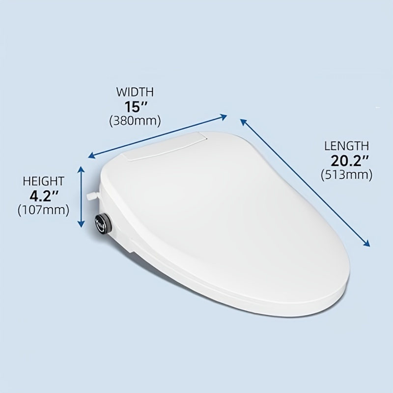 Auto Flushing Dry Automatic Intelligent Toilet Seat Cover Warm Bidet Toilet Seat