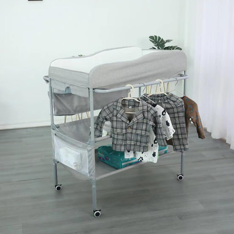 Kids Diaper Table Organizer Portable Bath Nursing Changing Table Multipurpose Standing Baby Bathing Table