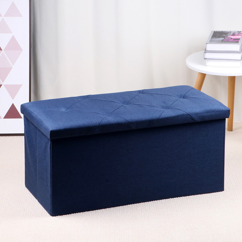 Best-Selling Home Furnishings Large Three-Seater Storage Bench Multifunctional Living Room Storage Stool
