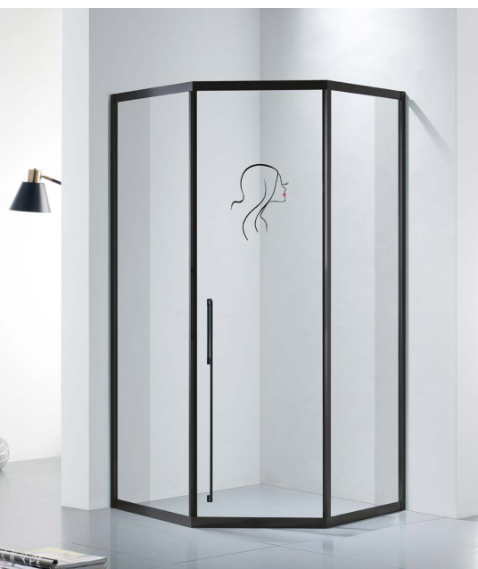 Luxurious Clear Glass Bathroom Door for Modern Wetroom Aesthetics