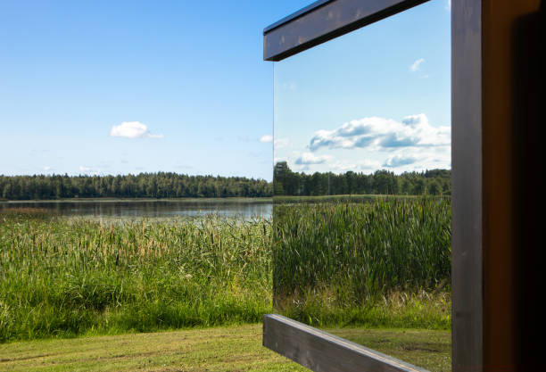 Factory Outlets One-Way Mirror 3mm~19mm Half Coated Semi-Transparent Two-Way Anti-Scrach Glass for Low-Emissivity Windows Outer Surface Building Glass