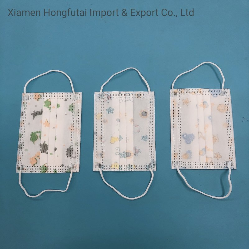 Wholesale Customized Good Quality Printed 3ply Custom Disposable Face Mask