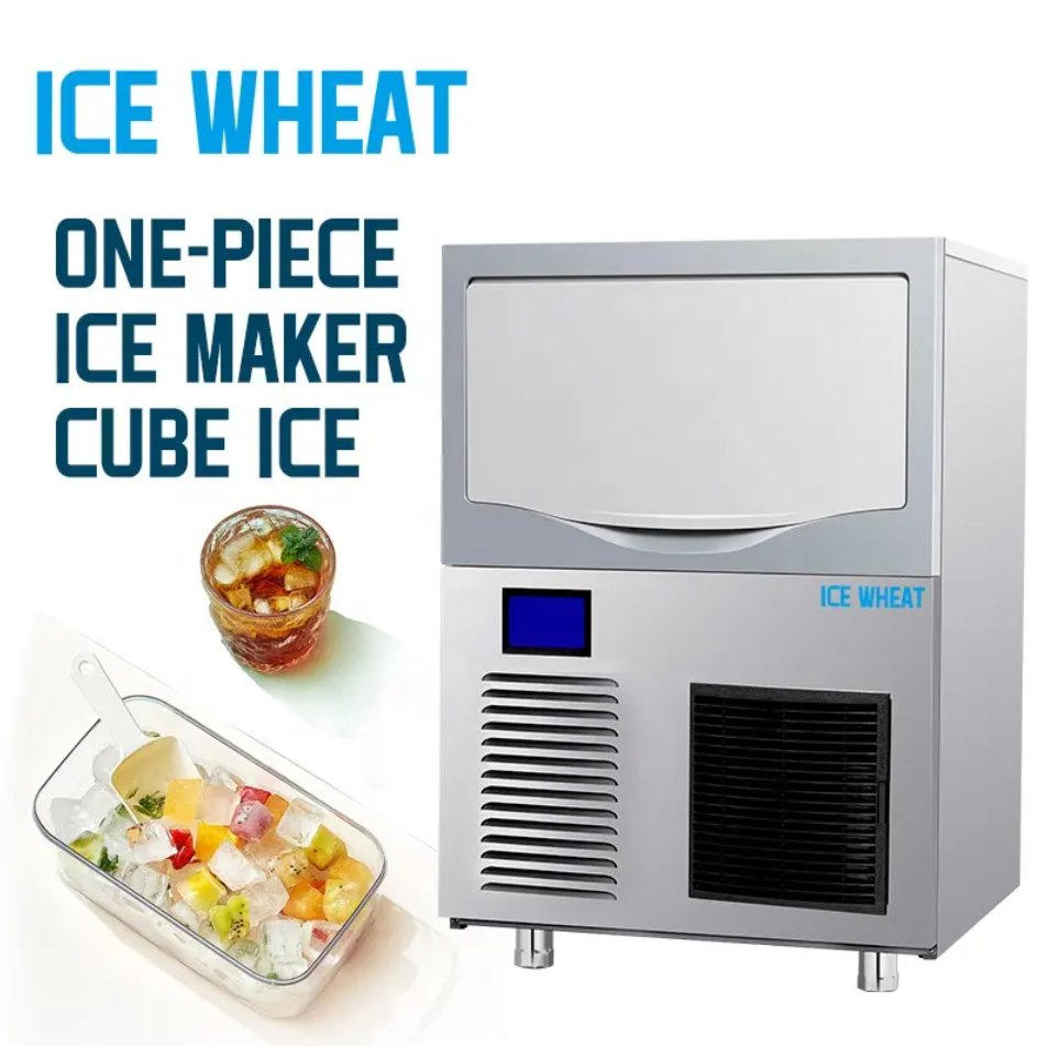 Commercial Cube Ice Machine 120kg/24h Ice Cube for Restaurant and Bar Ice Maker