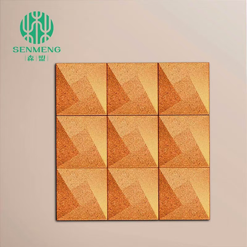 Eco Friendly Custom Cork Wall Panels Acoustic Heat Insulation Premium Quality