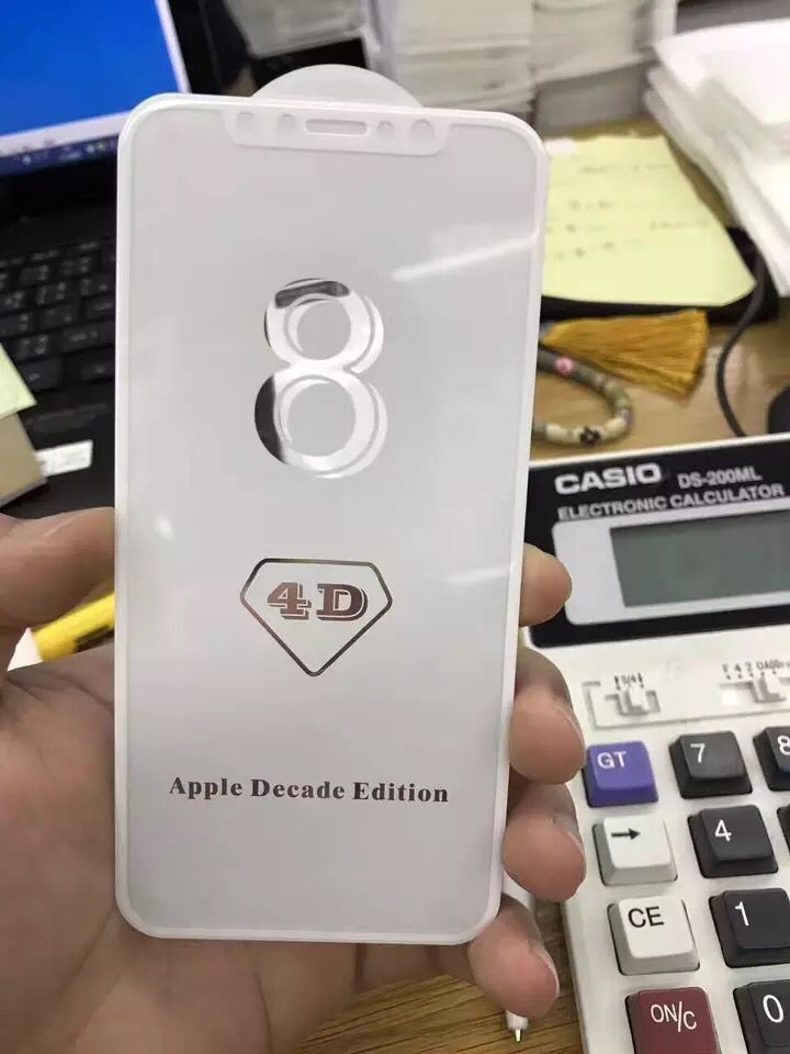 Curve 4D Tempered Glass for iPhone 8 Screen Protector